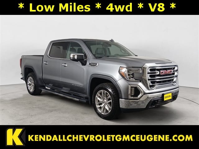 Used 2019 GMC Sierra 1500 SLT 4D Crew Cab – 3GTU9DED4KG297430 full